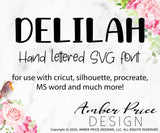 Chunky Hand lettered font, Thick Handwriting font svg, Plain Straight font svg font, cricut font, silhouette font, hand lettered font download font instant download, procreate font, digital download, font design, fonts for cricut, fonts for silhouette, dxf font, otf font, word, fonts for procreate | Amber Price Design