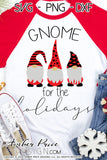 Gnome for the holidays SVG, Christmas Gnomes cut file for cricut, silhouette. Cute Winter SVG, Christmas shirt svg, winter Home Decor SVG. DXF and PNG version also included. Cute and Unique sublimation file. Silhouette Files for Cricut Project Ideas Simply Crafty SVG Bundles Design Bundles, Vectors | Amber Price Design
