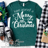 Have yourself a merry little Christmas SVG, Cute Christmas svg, Cricut Sign Stencil SVG, Christmas home decor SVG designs DIY winter shirt craft, DIY silhouette projects vector files for home decor. SVG Silhouette SVG SVG Files for Cricut Project Ideas Simply Crafty SVG Bundles Vector | Amber Price Design
