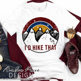 I'd hike that SVG PNG DXF
