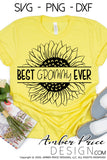 Best Grammy ever sunflower svg png dxf