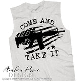 Come and take it SVG, Don't tread on me SVG, AR-15 SVG, 2nd Amendment SVG, Gun Advocate SVG, Gun Rights SVG, PNG, DXF, Cut file for Cricut