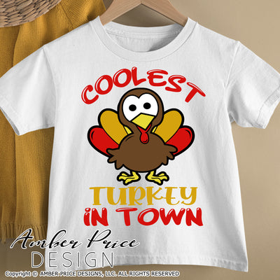 Coolest turkey in town SVG, kid's boy's Thanksgiving SVG. Dabbing turkey svg design cut file for cricut, silhouette, PNG. Cute fall themed DXF also included. Unique sublimation PNG file. Cricut SVG Silhouette SVG Files for Cricut Project Ideas Simply Crafty SVG Bundles Design Bundles, Vectors | amberpricedesign.com
