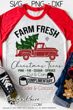 Farm Fresh Christmas Trees SVG, Christmas SVG, Christmas Truck SVG, Christmas SVG cut files for cricut, Winter shirt designs, Home Decor SVG. DXF & PNG included. Cute & Unique sublimation file. Silhouette downloadable File for Cricut Project Ideas Simply Crafty SVG Bundles Design Bundles, Vector | Amber Price Design