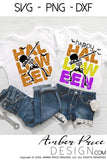 Kid's Halloween SVG PNG DXF Dabbing Skeleton SVGs, Matching siblings Halloween SVGs, DIY Halloween shirt SVG for brothers and sisters cut file for cricut, silhouette, cute Halloween Shirt Vector for Fall and Autumn. Fall shirt SVG DXF PNG versions included. EPS by request. Sublimation PNG file. From Amber Price Design