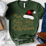 Have a Holly Jolly Christmas SVG, Cute Christmas svg, Buffalo check santa hat SVG, Buffalo Plaid Christmas home decor SVG designs DIY winter shirt craft, DIY silhouette projects vector files for home decor. SVG Silhouette SVG SVG Files for Cricut Project Ideas Simply Crafty SVG Bundles Vector | Amber Price Design