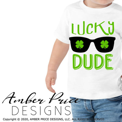 Lucky Dude SVG PNG DXF Boy's Saint Patrick's Day design