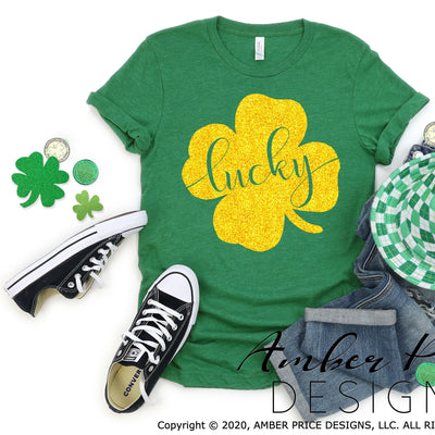 Lucky Shamrock SVG PNG DXF