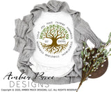 Fruit of the spirit SVG tree of life SVG Christian Bible verse scripture graphic designs DIY Cricut silhouette cut file hand lettered vectors, png, dxf