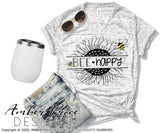 Bee happy SVG Be Happy Sunflower svg bumble Bee SVGs be happy SVG inspirational quote shirt mug tumbler design Cricut silhouette cameo cut file cute vegan svgs