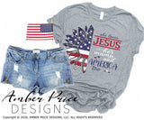 She loves Jesus her mama and America too PNG Distressed American Flag Sunflower sublimation print file, 4th of July screen print file, PNG, Amber Price Design, Patriotic