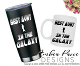 Best aunt in the galaxy SVG, Make your own Star wars Aunt shirt for your aunt / auntie's mother's day gift with my unique Star Wars SVG cut file vector for cricut and silhouette cameo files. DXF and PNG sublimation file included. Cricut SVG Files for Cricut Project Ideas SVG Bundles Design Bundles | Amber Price Design