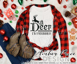 Oh Deer I'm Pregnant SVG Christmas Maternity SVG for winter! Cute DIY Christmas Pregnancy reveal SVG files for all your Maternity shirt projects! Announce your pregnancy with our creative infertility warrior design! Our Pregnancy Announcement SVG is PERFECT for your pregnancy crafts! PNG DXF | Amber Price Design bundle