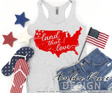 Land that I love SVG, America SVG, USA SVG, america shape svg, 4th of july svg, patriotic svg, amber price design, 4th of july shirt svg, png, dxf