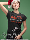 Santa isn't the only one coming to town SVG Winter Maternity SVG for winter! Cute DIY Christmas Pregnancy reveal SVG file for all your DIY Maternity shirt! Announce you're expecting with our creative pregnancy shirt design! Our Pregnancy Announcement SVG is PERFECT for your pregnancy craft! PNG DXF | Amber Price Design