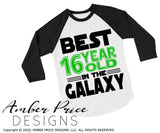 Best 16 year old in the galaxy SVG, Make your own Star wars birthday shirt for your 16th birthday with my unique Star Wars Birthday SVG cut file vector for cricut and silhouette cameo files. DXF and PNG sublimation file included. Cricut SVG Files for Cricut Project Ideas SVG Bundles Design Bundles | Amber Price Design