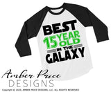 Best 15 year old in the galaxy SVG, Make your own Star wars birthday shirt for your 15th birthday with my unique Star Wars Birthday SVG cut file vector for cricut and silhouette cameo files. DXF and PNG sublimation file included. Cricut SVG Files for Cricut Project Ideas SVG Bundles Design Bundles | Amber Price Design