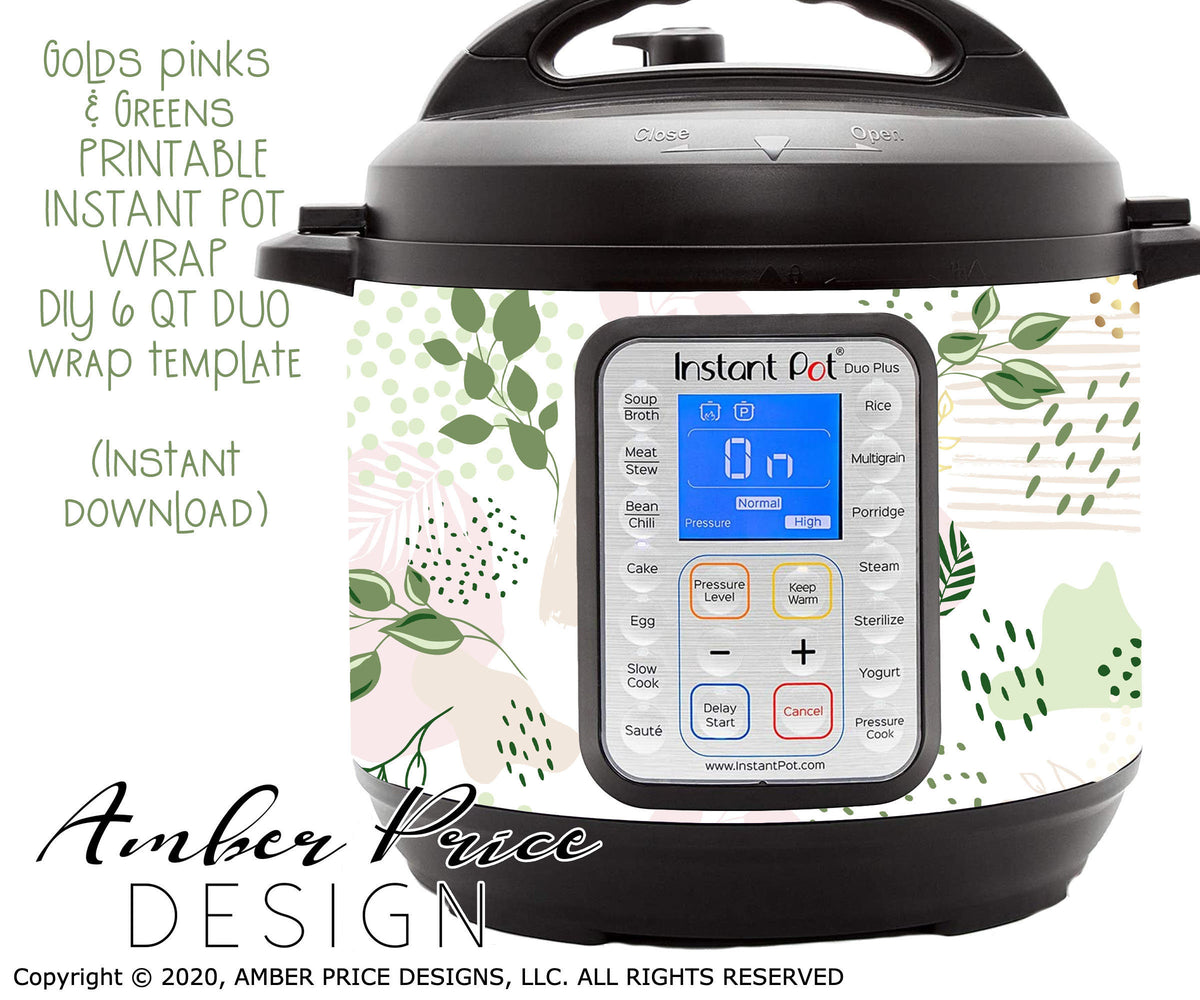 Wrap for Instant Pot Accessories 6 quart Ultra 10 in 1 Cover Sticker, Wraps fit InstaPot Ultra 10 in 1 6 Quart ONLY