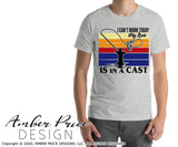 I can't work today my arm is in a cast svg png dxf fishing design