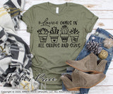 Love comes in all shapes and sizes svg png dxf