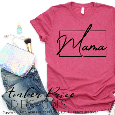 Mama box svg png dxf