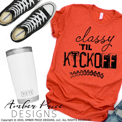 Classy til kickoff svg png dxf