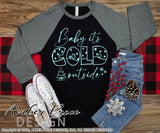 Baby it's COLD outside SVG, cute Christmas svg, snowflake svg, snowy winter shirt svg craft, christmas ornament SVGs winter home decor stencil svg DIY Cricut and silhouette projects vector files, for home decor. SVG Silhouette SVG SVG Files for Cricut Project Ideas Simply Crafty SVG Bundles Vector | Amber Price Design