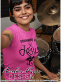 Drumming for Jesus SVG Christian Worship band SVG, PNG, DXF, shirt design vector Drummer SVG drum set trap set cut file Cricut Silhouette sublimation