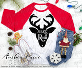 Make it rein SVG Reindeer SVG Rudolph SVG, Kid's Christmas SVG, Winter shirt design for kids, Christmas ornament SVG, Jesus is the reason SVGs, winter shirt DIY silhouette projects vector files for home decor. SVG Silhouette SVG SVG Files for Cricut Project Ideas Simply Crafty SVG Bundles Vector | Amber Price Design