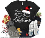 Have a Holly Jolly Christmas SVG, Cute Christmas svg, Buffalo check santa hat SVG, Buffalo Plaid Christmas home decor SVG designs DIY winter shirt craft, DIY silhouette projects vector files for home decor. SVG Silhouette SVG SVG Files for Cricut Project Ideas Simply Crafty SVG Bundles Vector | Amber Price Design