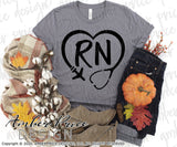 RN travel Nurse SVG PNG DXF flight nurse design