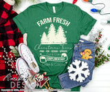 Farm Fresh Christmas Trees SVG, Christmas SVG, Christmas tree farm SVG, Christmas SVG cut files for cricut Winter shirt designs, Home Decor SVG. DXF & PNG included. Cute & Unique sublimation file. Silhouette downloadable File for Cricut Project Ideas Simply Crafty SVG Bundles Design Bundles, Vector | Amber Price Design