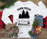 Farm Fresh Christmas Trees SVG, Christmas SVG, Christmas tree farm SVG, Christmas SVG cut files for cricut Winter shirt designs, Home Decor SVG. DXF & PNG included. Cute & Unique sublimation file. Silhouette downloadable File for Cricut Project Ideas Simply Crafty SVG Bundles Design Bundles, Vector | Amber Price Design