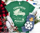 Farm Fresh Christmas Trees SVG, Christmas SVG, Christmas Truck SVG, Christmas SVG cut files for cricut, Winter shirt designs, Home Decor SVG. DXF & PNG included. Cute & Unique sublimation file. Silhouette downloadable File for Cricut Project Ideas Simply Crafty SVG Bundles Design Bundles, Vector | Amber Price Design