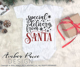 Special Delivery from Santa SVG, Christmas SVG, New Baby onesie SVG, Santa Bag SVG, DIY Kid's Christmas Stocking SVG, winter SVGs cut file DIY festive Holiday home decor SVGs, silhouette projects vector files SVG Silhouette SVG SVG Files for Cricut Project Ideas Simply Crafty SVG Bundles Vector | Amber Price Design