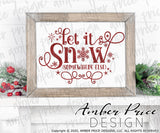 Let it snow somewhere else SVG, Funny Christmas SVG, Sarcastic Winter SVG, DIY Christmas ornament craft SVGs, I hate snow SVG unique winter shirt craft, DIY silhouette projects vector files for home decor. SVG Silhouette SVG SVG Files for Cricut Project Ideas Simply Crafty SVG Bundles Vector | Amber Price Design