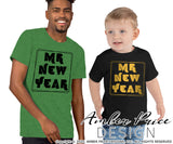 Mr New Year svg Boy's Men's NYE svg New Years Eve 2021 kids svg DIY kids NYE Shirt design clipart cut file layered vector dxf png cricut