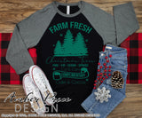 Farm Fresh Christmas Trees SVG, Christmas SVG, Christmas tree farm SVG, Christmas SVG cut files for cricut Winter shirt designs, Home Decor SVG. DXF & PNG included. Cute & Unique sublimation file. Silhouette downloadable File for Cricut Project Ideas Simply Crafty SVG Bundles Design Bundles, Vector | Amber Price Design
