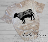 Floral Cow SVG, Cattle SVG, Cow SVG, Cattle clipart, Farm SVGs, Farm house svg, farm wife svg, farm life svg, png, dxf, home decor svgs