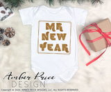 Mr New Year svg Boy's Men's NYE svg New Years Eve 2021 kids svg DIY kids NYE Shirt design clipart cut file layered vector dxf png cricut
