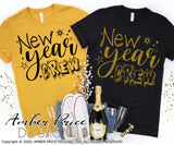 New Year Crew SVG, Fun New Years Eve shirt svg, New Years Eve SVG PNG DXF. NYE shirt SVG New years eve party Shirt cricut NYE svg silhouette Winter new year tshirt design. Unique sublimation print file. Silhouette Files for Cricut Project Ideas Simply Crafty SVG Bundles Design Bundles Vectors | Amber Price Design