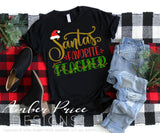 Santa's Favorite Teacher SVG, Teacher Christmas SVG, Winter SVGs for Christmas shirt. DIY Teacher Gift SVG file with christmas lights. festive Holiday decor Christmas ornament SVGs, silhouette projects vector files SVG Silhouette SVG Files for Cricut Project Ideas Simply Crafty SVG Bundles Vector | Amber Price Design