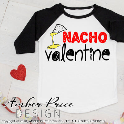 Nacho valentine svg cute kids Valentine's day svg boys girls Valentines day shirt design queso love clipart cut file layered png dxf Cricut