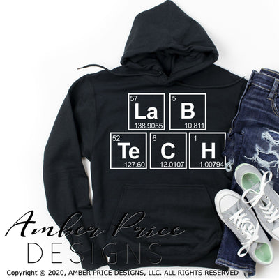 Lab tech periodic table svg png dxf phlebotomist