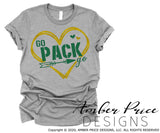 Green Bay Packers SVG, Hand lettered SVG, Go Pack Go SVG, Green Bay Football SVG, Fall SVG files, Packers shirt svg for women DIY Football shirt SVG, Aaron Rodgers SVG, Cricut SVG Silhouette SVG Files for Cricut, Cricut Projects Cricut Project Ideas Simply Crafty SVG Bundles Design Bundles Vectors | Amber Price Design