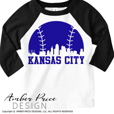 Kansas city skyline svg, Kansas city baseball svg, Kansas City svg, baseball svg, Kansas City baseball lettering svg, png, dxf, KC Baseball svg, KC royals SVG, Kansas City Royals SVG, Royals baseball svg, cut file for cricut, silhouette, Amber Price Design, Baseball PNG, KC SVG, KC skyline svg, kc baseball design dxf