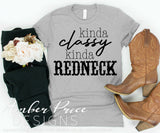 Kinda classy kinda redneck svg, funny country girl svg, kinda classy svg, funny svgs, cut file, cricut, silhouette, rodeo svg, png, dxf