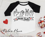 Love never fails svg, Hearing impaired svg, deaf svg, american sign language svg, ASL svg, PNG, DXF 1 corinthians 13:8 svg, valentine's day SVGs, retro svg, vector, Cricut cut file, silhouette cut file, bible verse svg, scripture svg, sublimation, screen print file, digital download, amber price design, glitter
