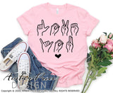 Love You Sign Language SVG american sign language svg, I love you svg, ASL svgs Valentine's day SVG, hearing impaired svg, Valentines day shirt design, cut file vector png dxf svg Cricut silhouette craft file DIY