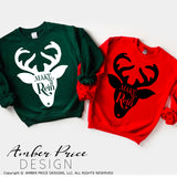 Make it rein SVG Reindeer SVG Rudolph SVG, Kid's Christmas SVG, Winter shirt design for kids, Christmas ornament SVG, Jesus is the reason SVGs, winter shirt DIY silhouette projects vector files for home decor. SVG Silhouette SVG SVG Files for Cricut Project Ideas Simply Crafty SVG Bundles Vector | Amber Price Design